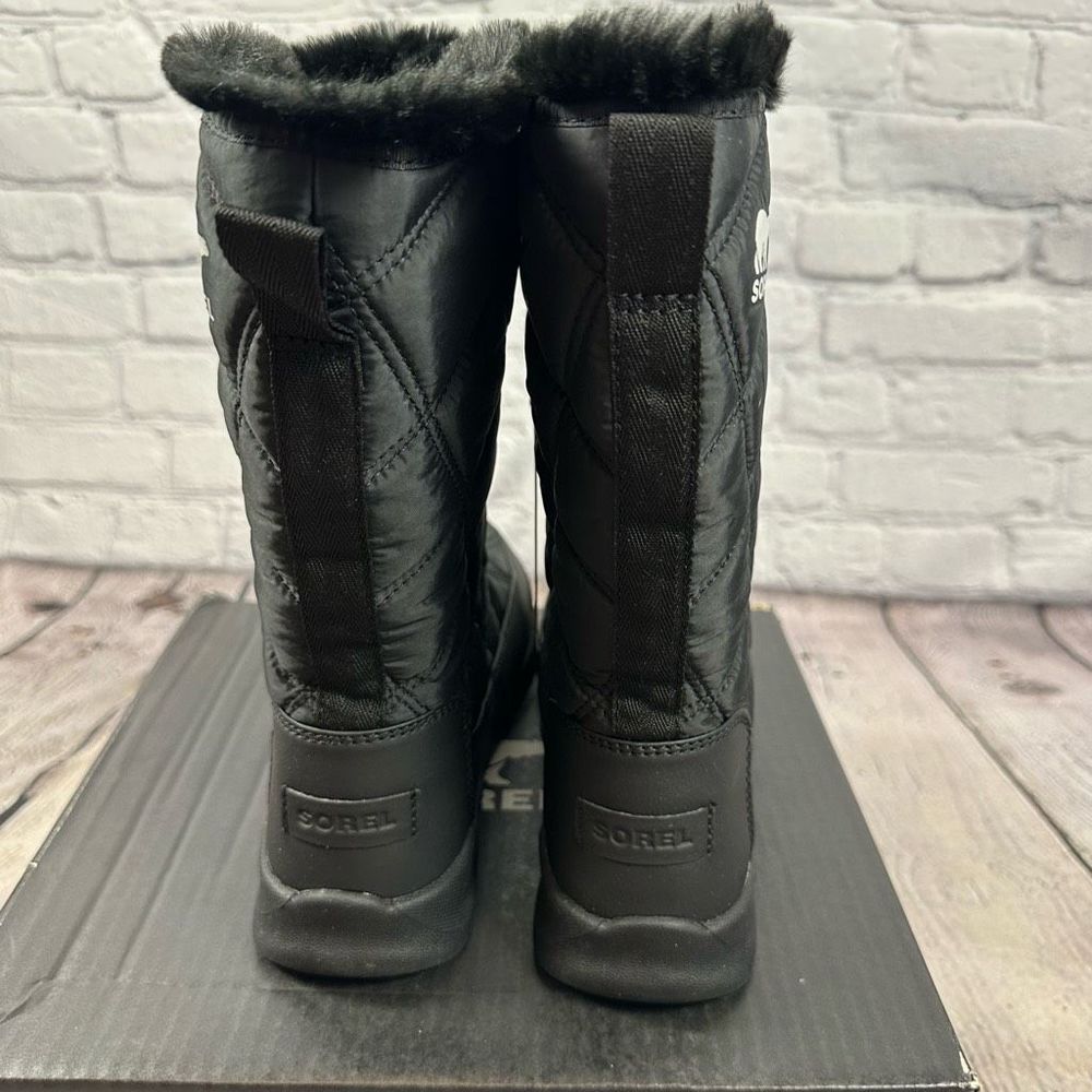 Sorel Whitney II Tall Lace Up Boot Waterproof & Insulated Black 6.5 NEW - Picture 5 of 9